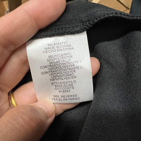 City Studios Womens Juniors Paillettes Mini Fit & Flare Dress Sz 11/12 Black - Picture 9 of 11